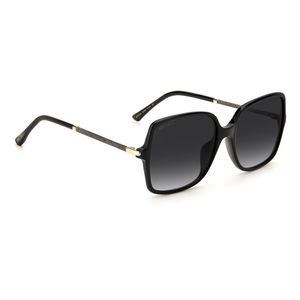 NEW JIMMY CHOO BLACK SQUARE EPPIE/G/S 807 SUNGLASSES